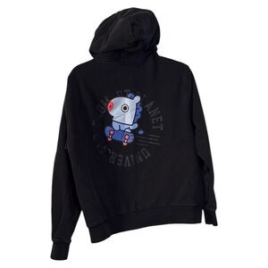 STKR BT21 Universtar BTS Merch Graphic Pullover Hoodie Medium